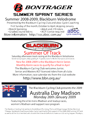 Blackburn 2008-2009 track flyer