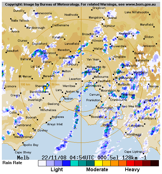 BoM weather radar 20081122