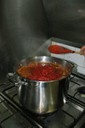 tomato paste on top