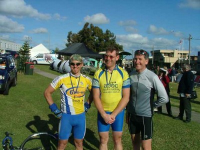 The boys at the finish